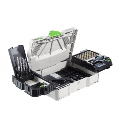 Coffret perçage vissage Systainer Centrotec Festool