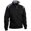 Sweat Coton 320 Gr Noir/Gris M