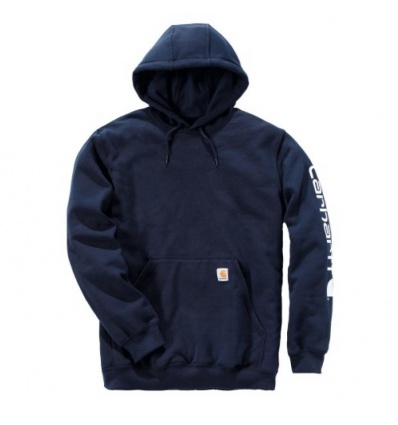 Sweat capuche non zippé logo manche poids moyen K288 navy L