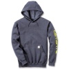 Sweat sleeve hooded gris foncé taille L