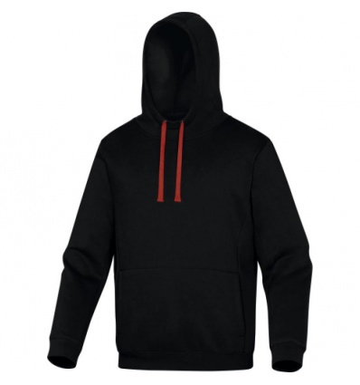 Sweat Lecco noir/rouge S