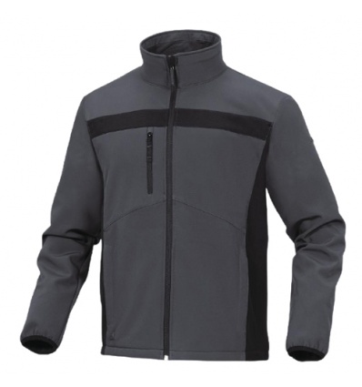 Vestes softshell Luléa 2 coloris gris/noir taille M