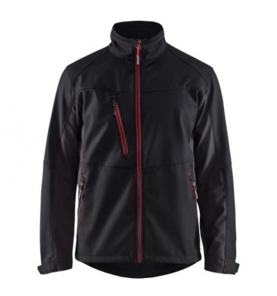 Veste softshell 4950 noir/rouge taille S