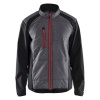 Veste hybride 4929 noir/rouge taille S