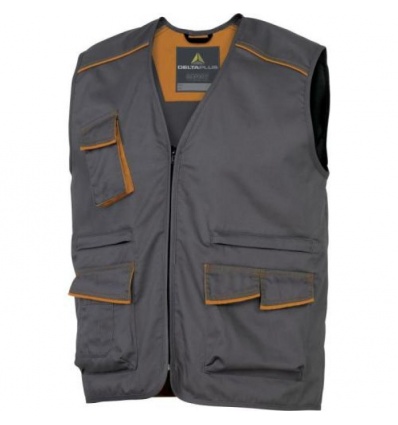 Gilets panostyle gris/orange S