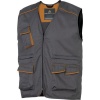 Gilets panostyle gris/orange M