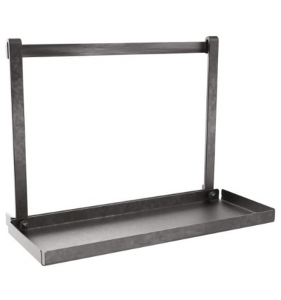 Etagère pour barre de crédences Ferré, largeur 300 mm, finition noir mat