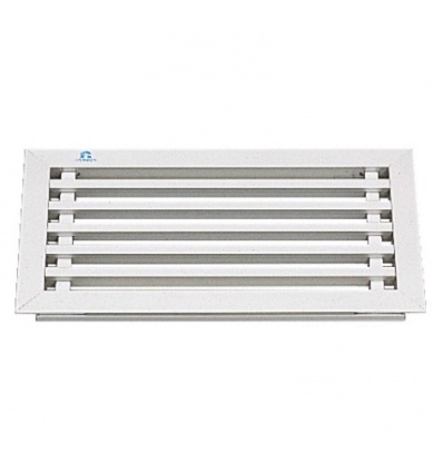 Grilles cache-radiateur 394 aluminium anodisé naturel - profil lame longueur 2,80m