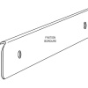 Profil alu finition de bordure pour plan épaisseur 28mm rayon 3-5mm longueur 670mm