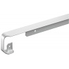 Profils plans de travail aluminium longueur 670 mm - Raccord d'angle Polyrey épaisseur 38 mm rayon 3-5