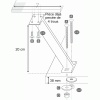 Consoles de snack inclinées, aluminium anodisé ZEN, la paire