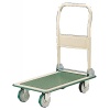 Chariot "Roulpratic" acier embouti renforcé plateau de 730x475x20mm roues non tachantes Ø125 mm charge 300kg