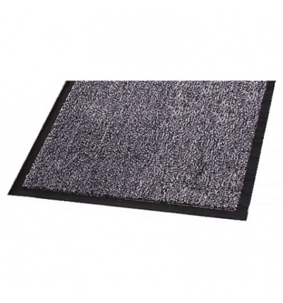 Tapis anti-poussière Welcome, coloris carbonne, dimensions 60 x 90 cm