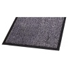 Tapis anti-poussière Welcome, coloris carbonne, dimensions 60 x 90 cm