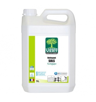 Nettoyant sols concentré à diluer écologique 5 litres l'Arbre Vert