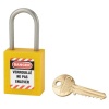 CADENAS CONSIGNATION 40 ANSE INOX H38MM ROUGE +jeu étiquette