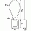 CADENAS CONS. CABLE INOX GAINE