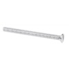 Vis à métaux tête fraisée empreinte fendue acier zingué blanc entièrement filetées, diamètre 10 mm, longueur 30 mm, boîte de 200