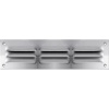 Grille de ventilation à persiennes - aluminium anodisé 300 x 200 mm