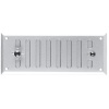 Grille daération plates - grilles métalliques réglables 250 x 168 mm