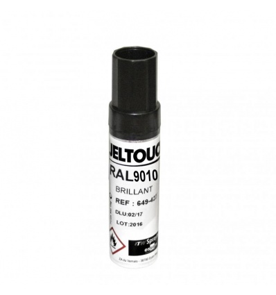 Peinture de retouche solvantée glycérophtalique, gris clair RAL 7035, boîte de 20 stylos de 20 g