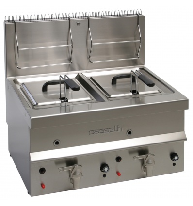 Friteuse pour professionnel Gaz 2 x 10L - Casselin - CFG102