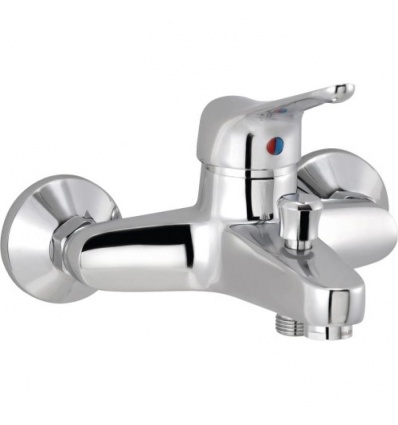 Mitigeur bain/douche Dilos entraxe 150 mm chromé