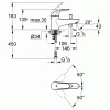 Mitigeur bain/douche monotrou Grohe Eurosmart