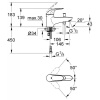 Mitigeur bain/douche monotrou Grohe Eurosmart