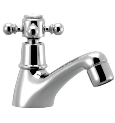 Robinet de lavabo simple bec bas Néo Classique Tiffany pour eau froide