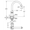 Robinet de lavabo bec mobile Grohe Costa L