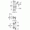 Ensemble douche thermostatique Grohtherm 800