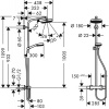 Colonne Showerpipe Crometta 160