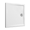 Receveur de douche céramique Cascade ultra-plat blanc brillant VitrAantislip (antidérapant) 90x90 cm