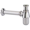 Siphon europèen lavabo chromé 33x42