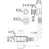 Intercalaire de bonde universel pour orifice Ø 25 et 30