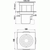 Siphons de sol Délabie avec grille inviolable inox 683001