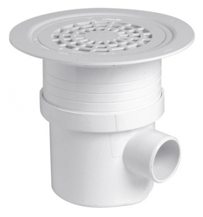 Siphon de sol PVC Blanc Sitar