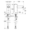 Robinet lavabo électronique sur plage MODUS E HD-K