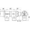 Mitigeur thermostatique de sécurité pour lavabo 29006