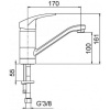 Mitigeur de lavabo hospitalier à bec tube fixe ou orientable sans vidage