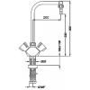 Mélangeur de laboratoire monotrou à rejet orientable ED 10 FL 3/8