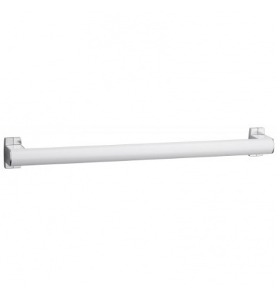 Barre dappui droite ARSIS 600 mm blanc/chromé mat