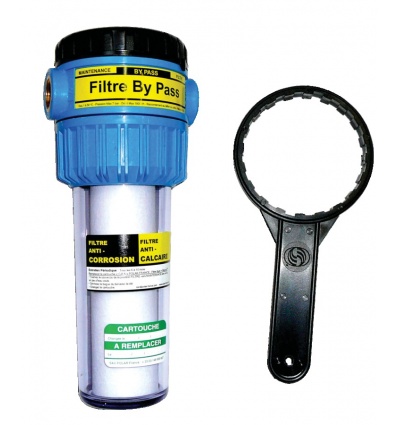 Filtre anti calcaire ou corrosion compact 2 en 1