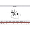 Robinet thermostatique equerre 15x21 M30 R401VTL