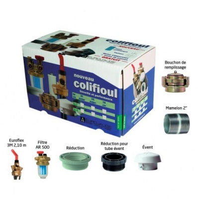 Colifioul CAB bitube filtre FF pour cuve acier