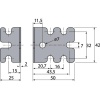 Equerre d'assemblage - Hettich - 24832 - Boite de 50