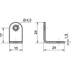 Équerre 24 x 24 acier zingué B1000
