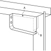 PLAQUETTE DE FIXATION CAMAR - 60x26 mm- Boite de 800