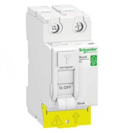 Interrupteur différentiel Resi9 2P 63A 30mA Type AC peignable XP